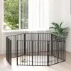  Kutya Kapu 6 pcs Fekete 100 x 80 cm Horganyzott acél