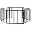  Kutya Kapu 6 pcs Fekete 100 x 80 cm Horganyzott acél