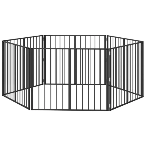  Kutya Kapu 6 pcs Fekete 100 x 80 cm Horganyzott acél