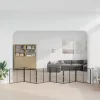  Kutya Kapu 6 pcs Fekete 100 x 80 cm Horganyzott acél