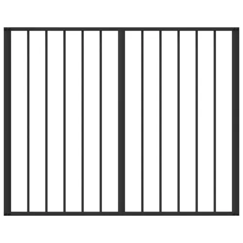  Kutya Kapu 6 pcs Fekete 100 x 80 cm Horganyzott acél