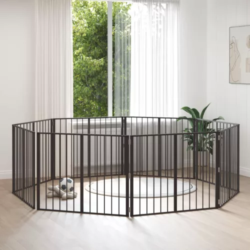  Kutya Kapu 8 pcs Fekete 100 x 80 cm Horganyzott acél
