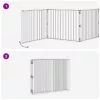  Kutya Kapu 8 pcs Fekete 100 x 80 cm Horganyzott acél