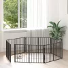  Kutya Kapu 6 pcs Fekete 100 x 60 cm Horganyzott acél