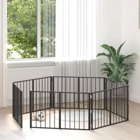  Kutya Kapu 6 pcs Fekete 100 x 60 cm Horganyzott acél