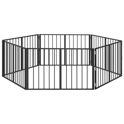  Kutya Kapu 6 pcs Fekete 100 x 60 cm Horganyzott acél
