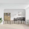  Kutya Kapu 6 pcs Fekete 100 x 60 cm Horganyzott acél
