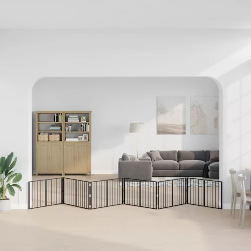  Kutya Kapu 6 pcs Fekete 100 x 60 cm Horganyzott acél