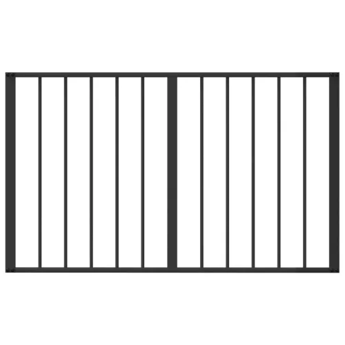  Kutya Kapu 6 pcs Fekete 100 x 60 cm Horganyzott acél