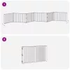  Kutya Kapu 6 pcs Fekete 100 x 60 cm Horganyzott acél