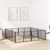  Kutya Kapu 8 pcs Fekete 100 x 60 cm Horganyzott acél