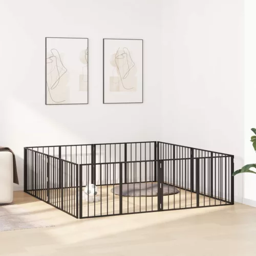  Kutya Kapu 8 pcs Fekete 100 x 60 cm Horganyzott acél