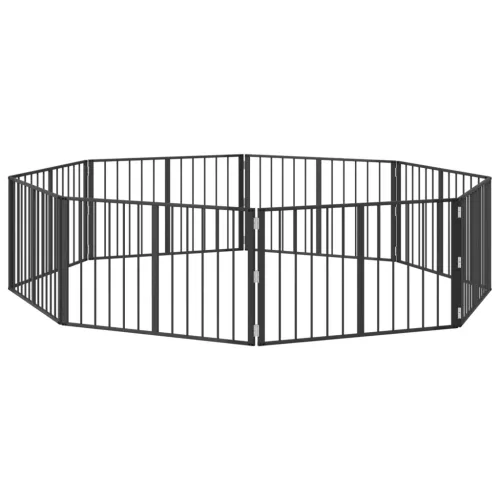  Kutya Kapu 8 pcs Fekete 100 x 60 cm Horganyzott acél