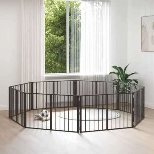  Kutya Kapu 8 pcs Fekete 100 x 60 cm Horganyzott acél