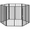  Kutya Kapu 6 pcs Fekete 80 x 100 cm Horganyzott acél