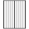  Kutya Kapu 6 pcs Fekete 80 x 100 cm Horganyzott acél