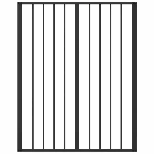  Kutya Kapu 6 pcs Fekete 80 x 100 cm Horganyzott acél