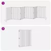  Kutya Kapu 6 pcs Fekete 80 x 100 cm Horganyzott acél