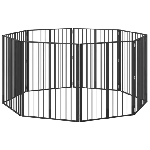  Kutya Kapu 8 pcs Fekete 80 x 100 cm Horganyzott acél