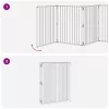  Kutya Kapu 8 pcs Fekete 80 x 100 cm Horganyzott acél