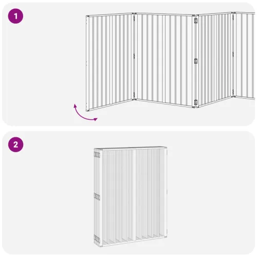  Kutya Kapu 8 pcs Fekete 80 x 100 cm Horganyzott acél