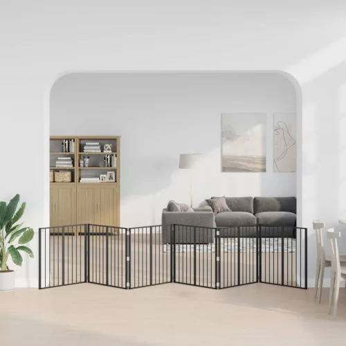  Kutya Kapu 6 pcs Fekete 80 x 80 cm Horganyzott acél