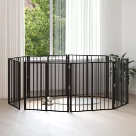  Kutya Kapu 8 pcs Fekete 80 x 80 cm Horganyzott acél