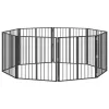  Kutya Kapu 8 pcs Fekete 80 x 80 cm Horganyzott acél