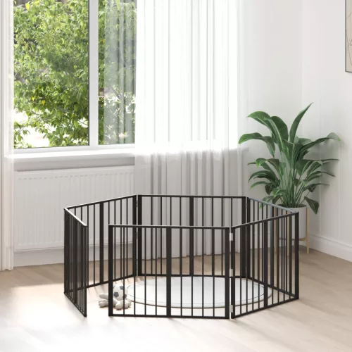  Kutya Kapu 6 pcs Fekete 80 x 60 cm Horganyzott acél