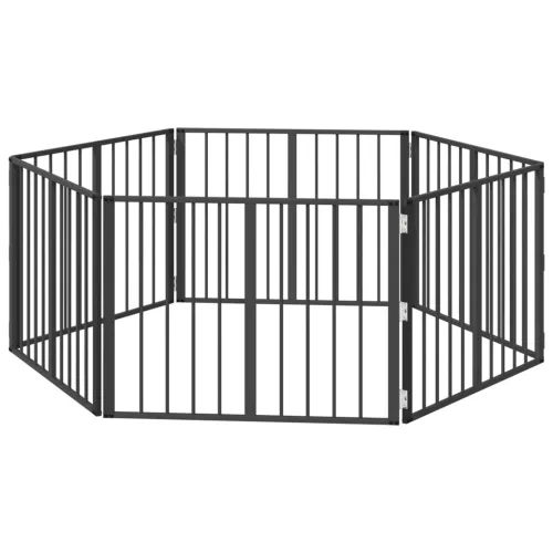  Kutya Kapu 6 pcs Fekete 80 x 60 cm Horganyzott acél