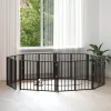  Kutya Kapu 8 pcs Fekete 80 x 60 cm Horganyzott acél