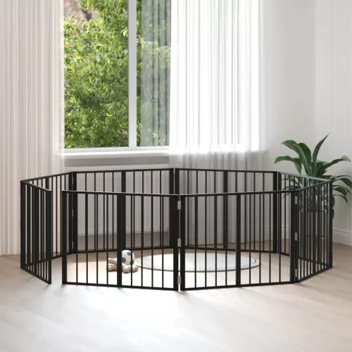  Kutya Kapu 8 pcs Fekete 80 x 60 cm Horganyzott acél