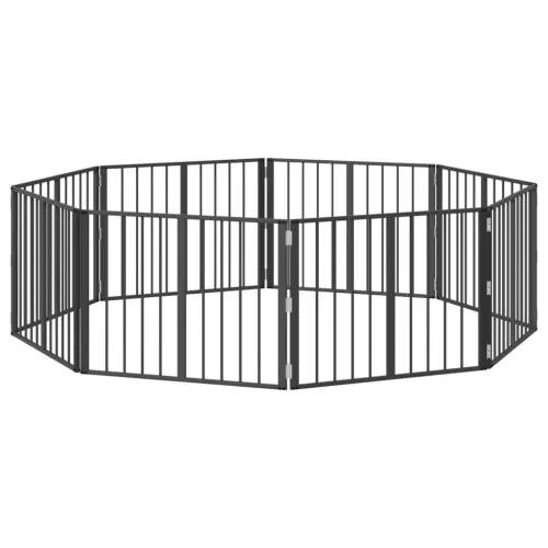  Kutya Kapu 8 pcs Fekete 80 x 60 cm Horganyzott acél