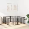  Kutya Kapu 8 pcs Fekete 80 x 60 cm Horganyzott acél