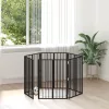  Kutya Kapu 6 pcs Fekete 60 x 80 cm Horganyzott acél