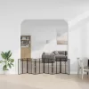  Kutya Kapu 6 pcs Fekete 60 x 80 cm Horganyzott acél