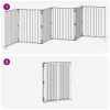  Kutya Kapu 6 pcs Fekete 60 x 80 cm Horganyzott acél