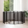  Kutya Kapu 8 pcs Fekete 60 x 80 cm Horganyzott acél