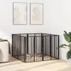  Kutya Kapu 8 pcs Fekete 60 x 80 cm Horganyzott acél
