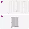  Kutya Kapu 8 pcs Fekete 60 x 80 cm Horganyzott acél