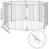  Kutya Kapu 8 pcs Fekete 60 x 80 cm Horganyzott acél