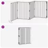  Kutya Kapu 10 pcs Fekete 60 x 80 cm Horganyzott acél