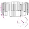  Kutya Kapu 10 pcs Fekete 60 x 80 cm Horganyzott acél