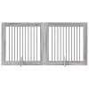  Kutyajátszó 2 pcs Szürke Sonoma 100 x 100 cm Horganyzott acél