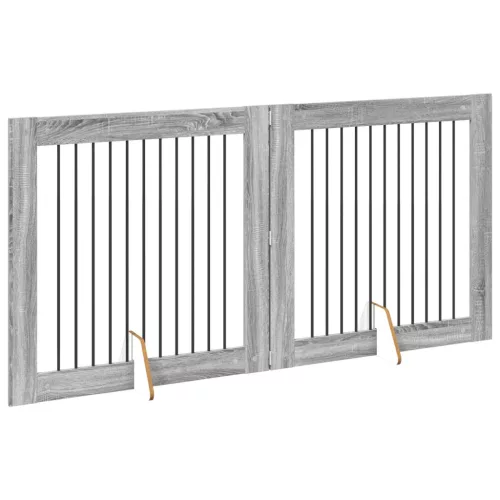  Kutyajátszó 2 pcs Szürke Sonoma 100 x 100 cm Horganyzott acél