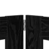  Kutyakerítés állványokkal 2 pcs Fekete Tölgy 80 x 100 cm