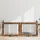  Kutyakerítés állványokkal 4 pcs Füstös Tölgy 100 x 80 cm