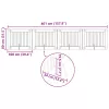  Kutyakerítés állványokkal 4 pcs Füstös Tölgy 100 x 80 cm