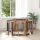  Kutyakerítés állványokkal 6 pcs Antik Fa 80 x 80 cm Szerelt Fa