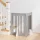 Kutyakerítés állványokkal 2 pcs Szürke Sonoma 60 x 80 cm